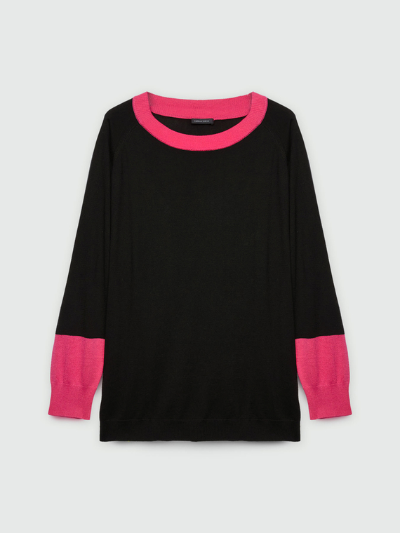 Maglia colour block