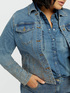 Blouson en denim avec strass image number 6