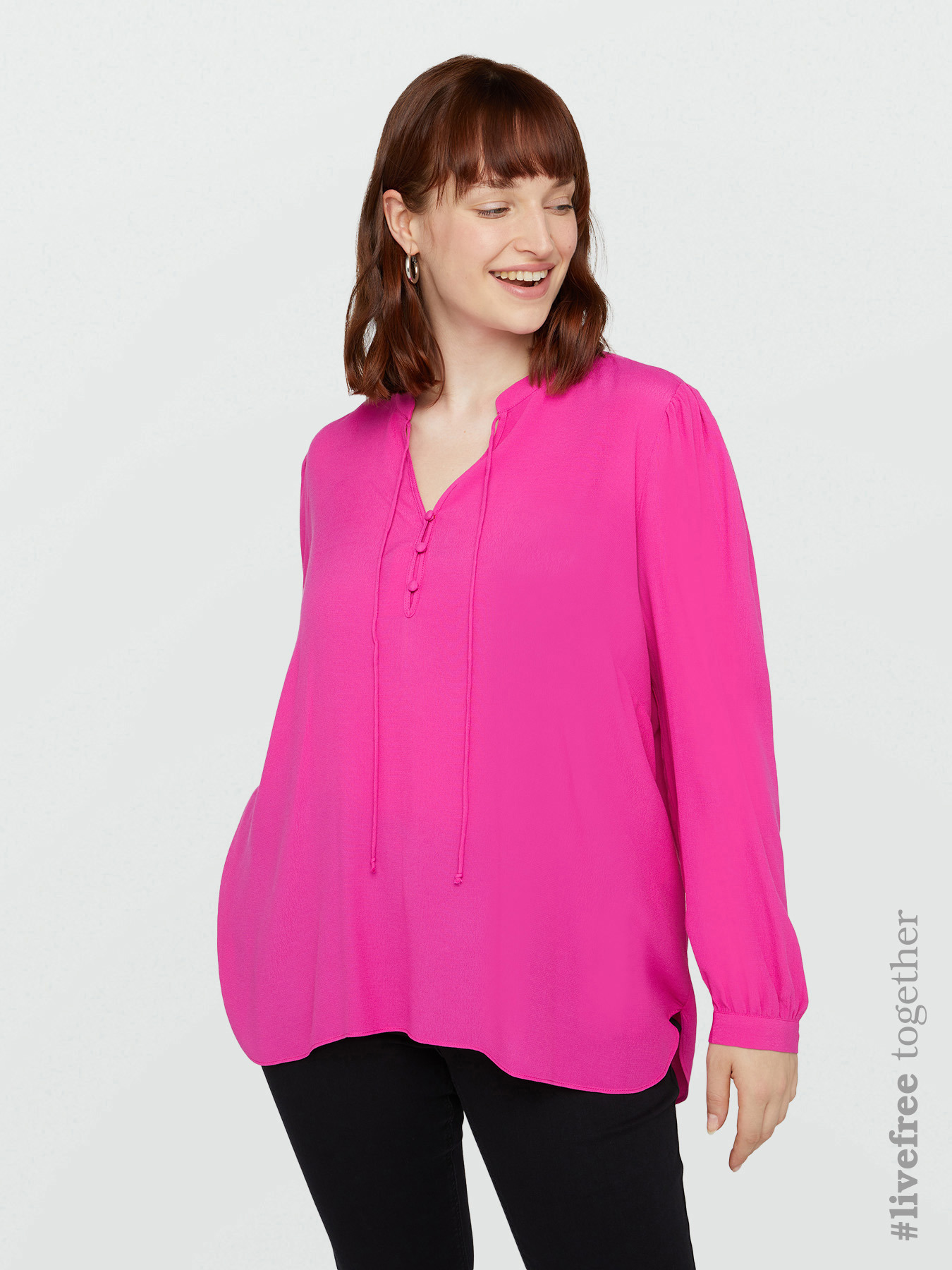 Blouse en viscose LENZING™ ECOVERO™ image number 0