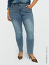 Jean slim girl fit avec strass image number 0