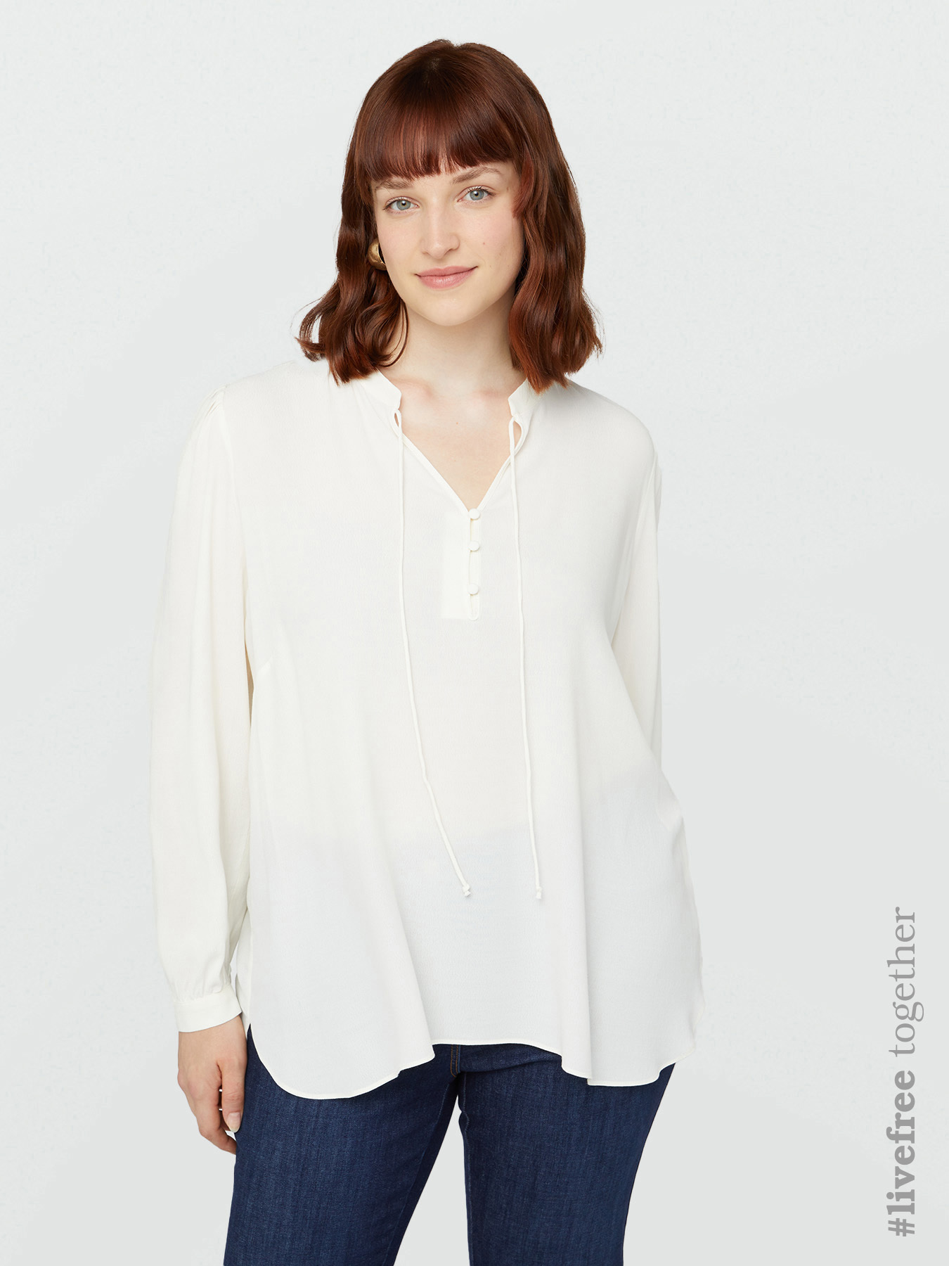 Blouse en viscose LENZING™ ECOVERO™ image number 0