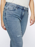 Kick-Flare-Jeans mit Rissen image number 2