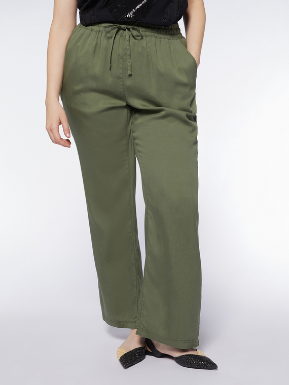 Pantalones joggers de pierna ancha