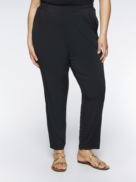 Pantalon souple avec élastique à la taille