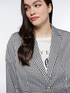 Gingham blazer image number 3