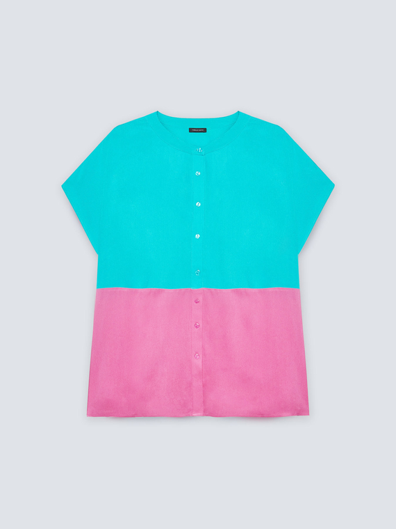 Blusa bicolor