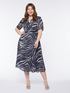 Long printed dress image number 0