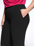 Pantalon cropped en jersey image number 3