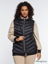 Sleeveless down jacket with hood image number 0