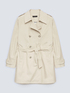 Beige trench coat image number 3