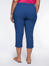 Capri trousers made of stretch fabric image number 1