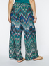 Printed beach trousers image number 2