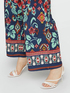 Printed palazzo trousers image number 4