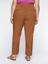 Carrot fit trousers with strings at the waist image number 1