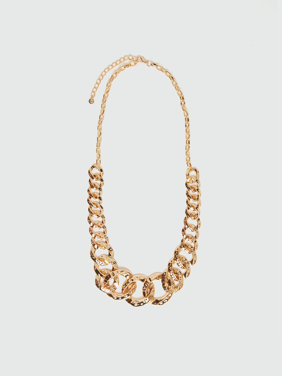 Golden chain necklace