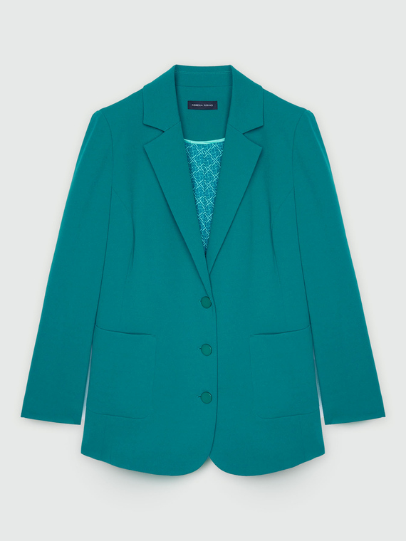 Blazer mit aufgesetzten Taschen