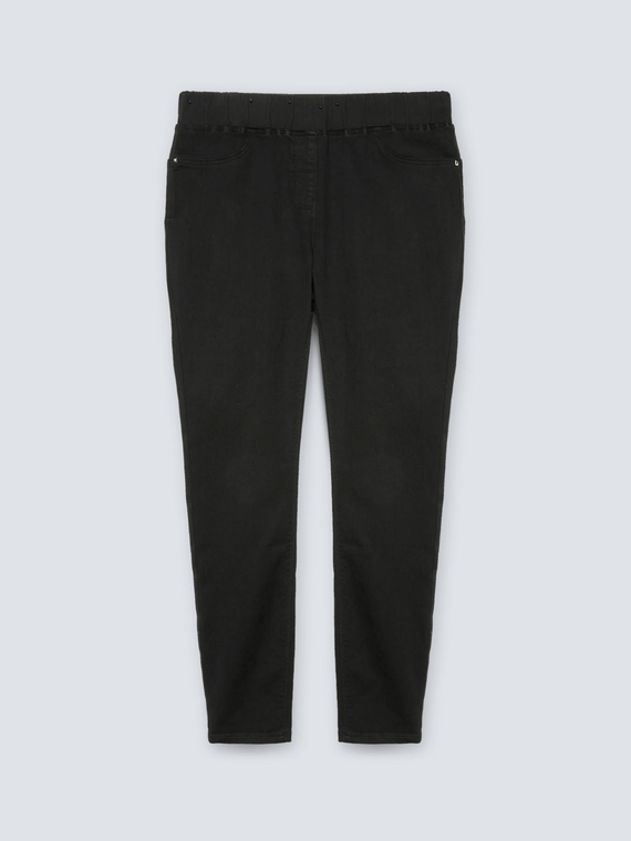 Schwarze Jeggings