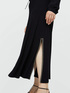 Long crepe jersey skirt image number 3