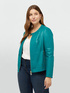 Biker jacket with rounded neckline image number 2