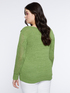 Pullover mit Bandgarn mit geometrischen Mustern image number 1