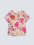 Blusa floreale in creponne image number 4