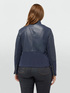 Biker style jacket with inserts. image number 1