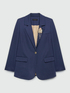 LENZING™ ECOVERO™ viscose blazer with brooch image number 6