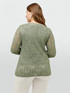 Lurex-Pullover mit Lochmuster image number 2