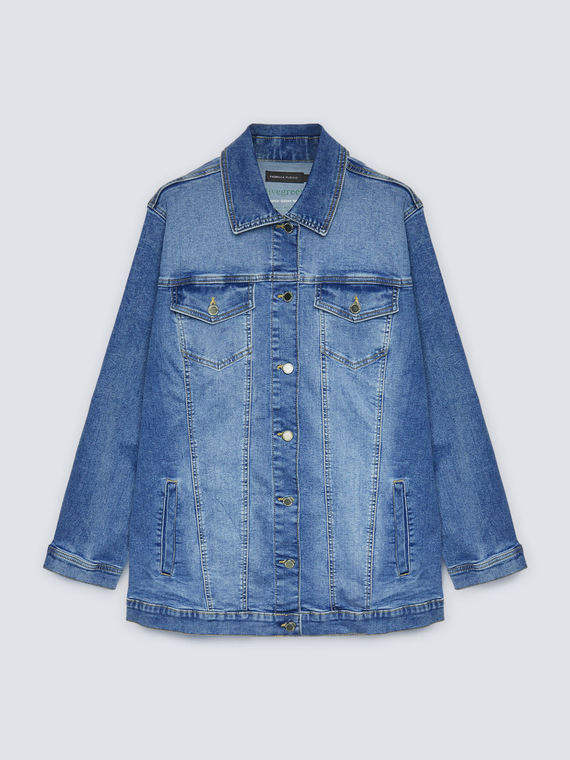 Oversized denim jacket