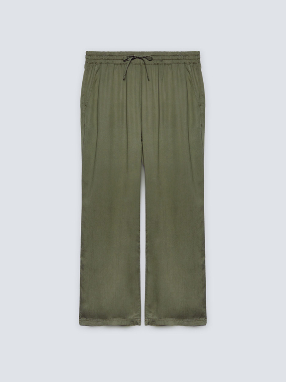 Pantalon jogger à jambe large