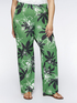 Pantaloni in jersey dalla stampa foliage image number 0