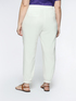 Straight-leg linen and viscose trousers image number 1