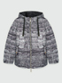 Printed Sorona® Aura reversible down jacket image number 1