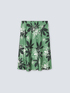 Falda con estampado de hojas image number 4