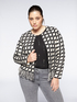 Two-tone macramé effect jacket image number 2