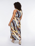 Long zebra print dress image number 1