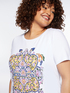 T-shirt with majolica print image number 0