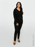 LENZING™ ECOVERO™ viscose V-neck sweater image number 0