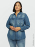 Denim shirt image number 1