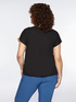 T-shirt with print and elastic at the hem image number 1