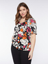 Floral viscose blouse image number 0