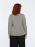 Gestreifter Pullover mit kleinem Kragen image number 1