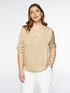 Blouse en satin avec plis sur le devant image number 2