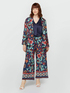 Printed palazzo trousers image number 1