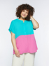 Blusa bicolore image number 2