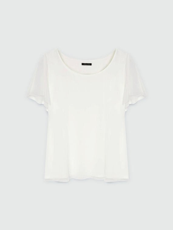 T-shirt en tulle