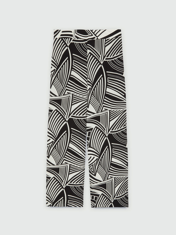 Printed trousers