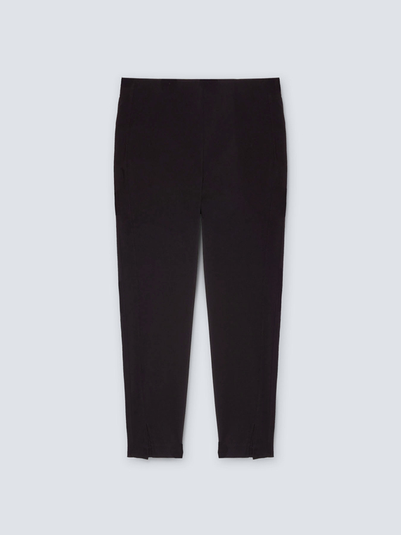 Pantaloni skinny con inserti laterali