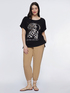 T-Shirt mit Animalier-Druck image number 2