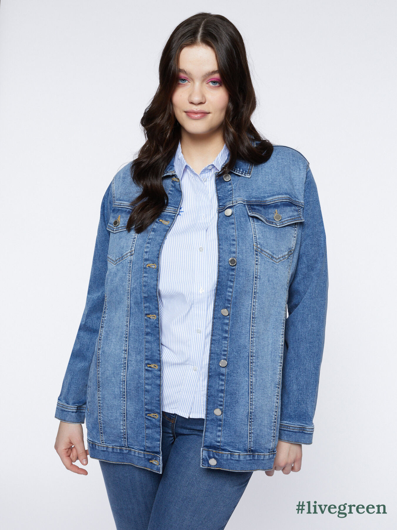 Veste en jean oversize image number 0